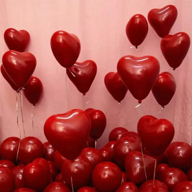 Heart Balloons Valentine Set ❤️🎈