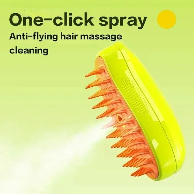 Steamy Pet Grooming Brush