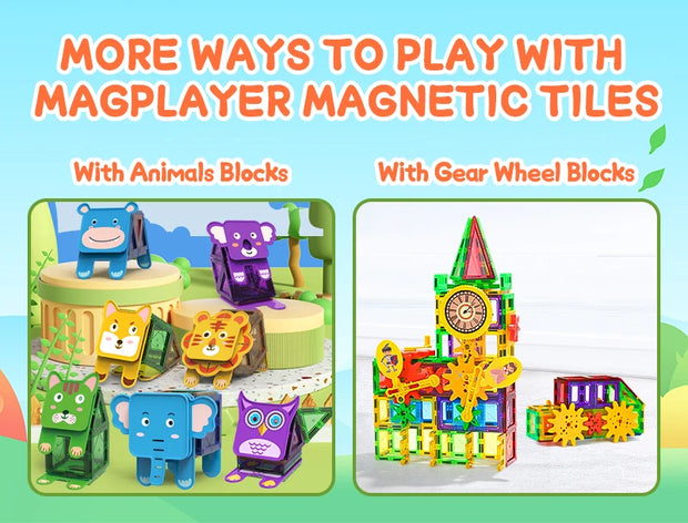 Magnetic Building Blocks Set