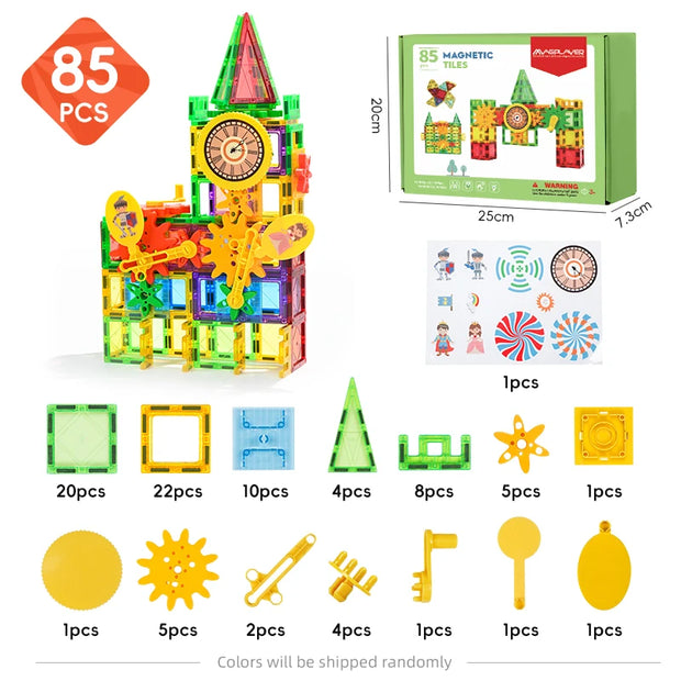 Magnetic Building Blocks Set