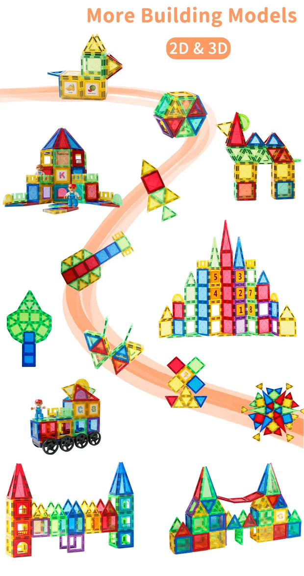 Magnetic Building Blocks Set