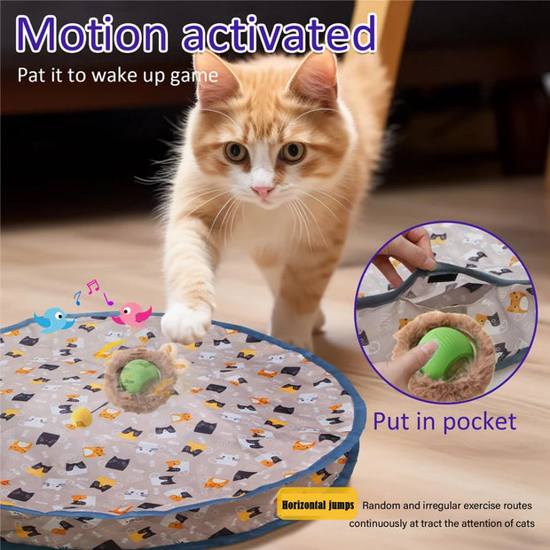 Interactive Rolling Cat Toy