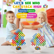 64PCS Tetra Balance Stacking Game