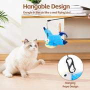 Chirping Flapping Bird Cat Toy