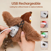 Chirping Flapping Bird Cat Toy