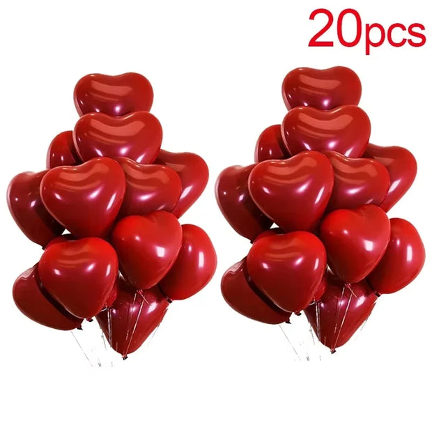 Heart Balloons Valentine Set ❤️🎈