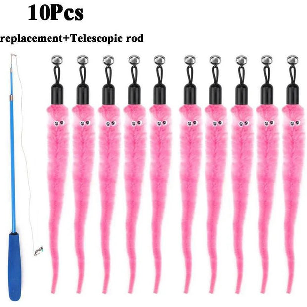 Cat Toy Replacement Worm Heads