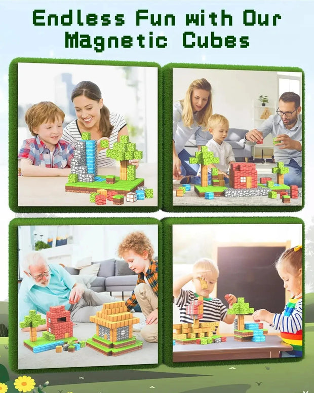 Magnetic Blocks Toy Set