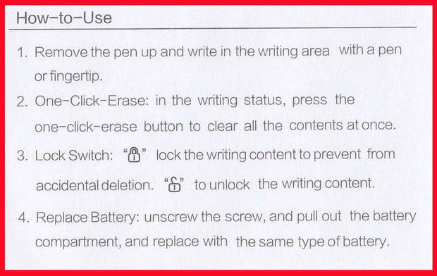 Magic LCD Drawing Tablet